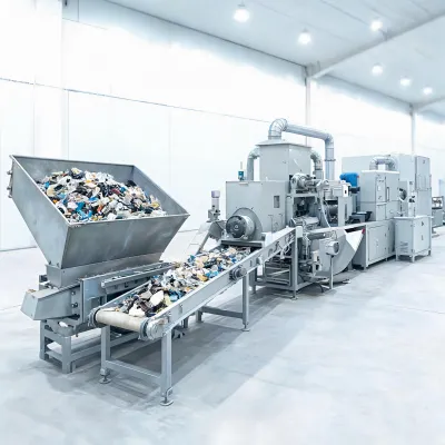 mixed plastic recycling line